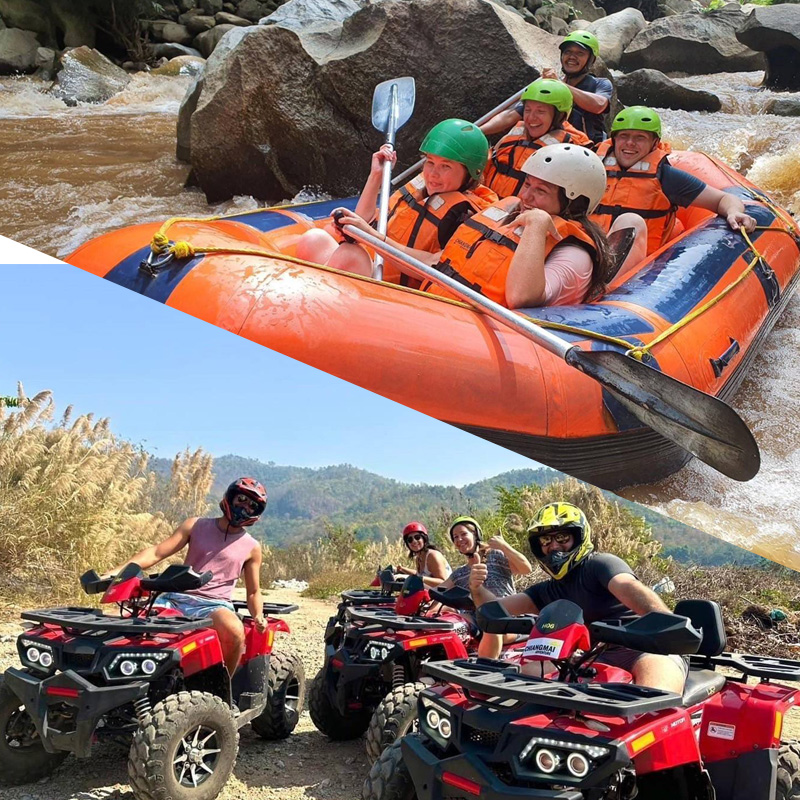 ATV+WHITE WATER RAFTING  10 km.